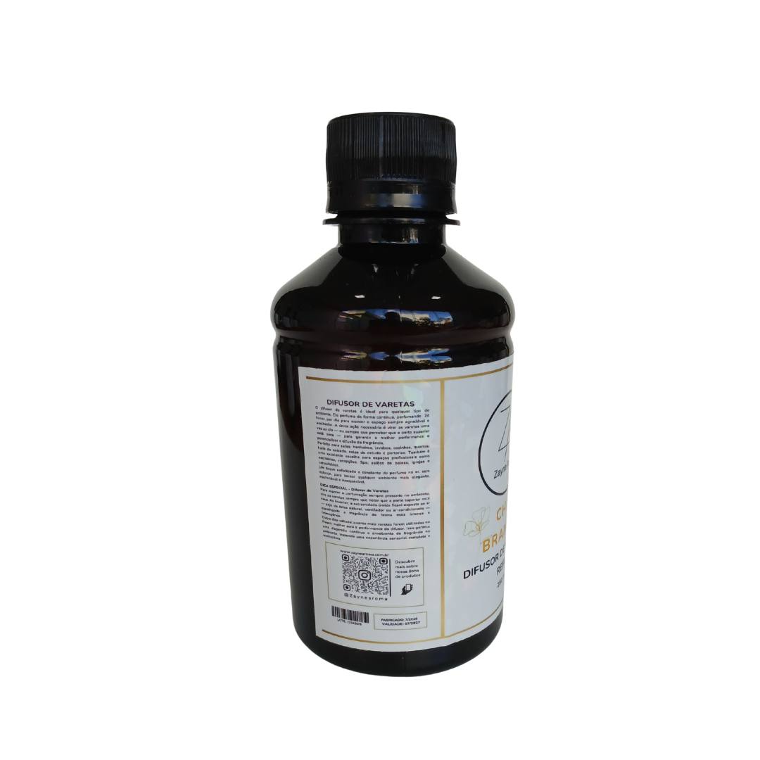 difusor de varetas cha branco refil 250ml f3