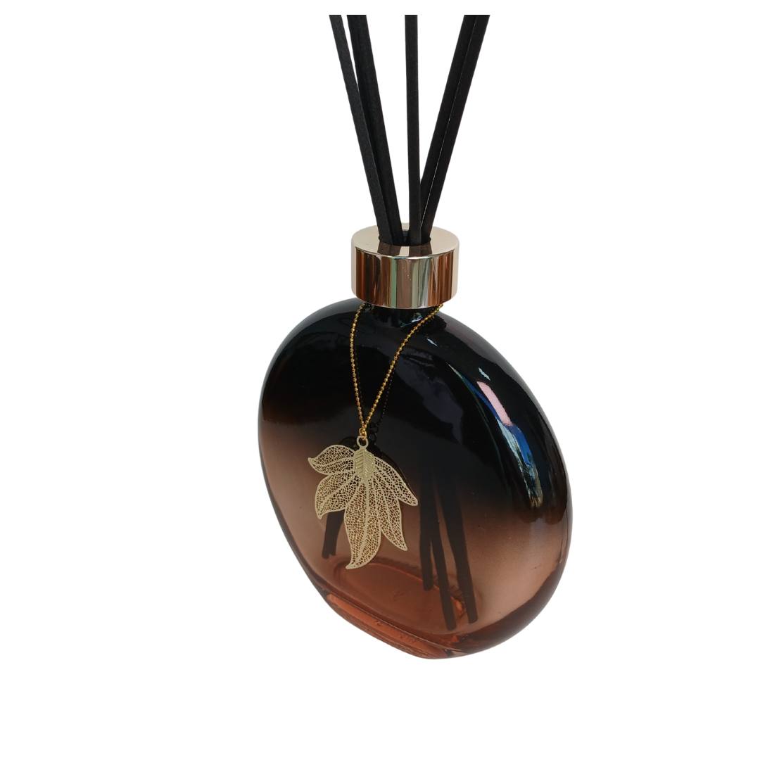 frasco Leonice luxo 400ml Ambar degrade coleçao leonice f13